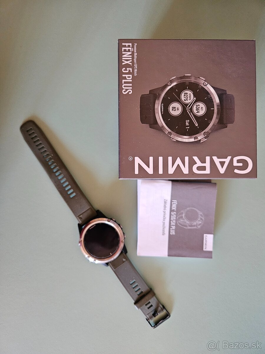 Predám Garmin Fenix 5 plus Silver na náhradné diely