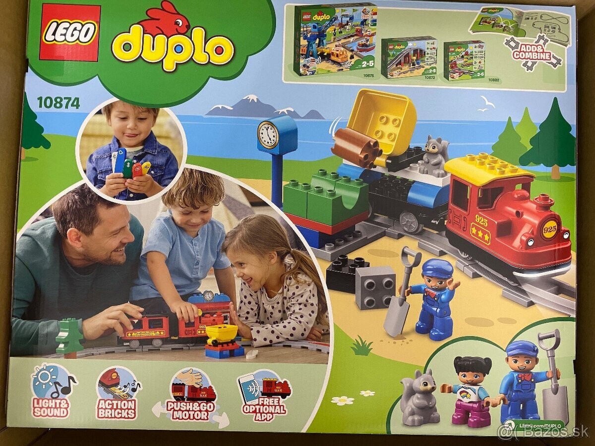 Lego DUPLO parný vláčik - nový