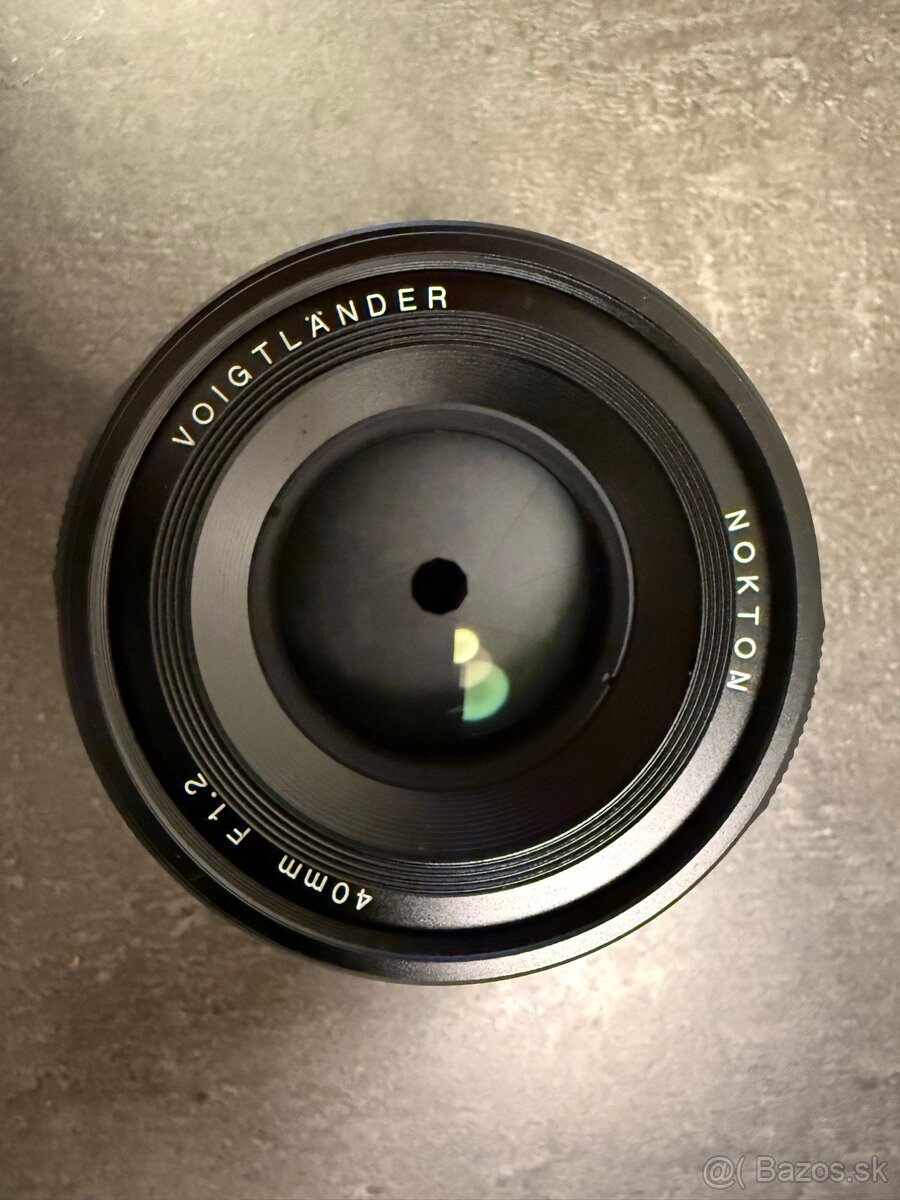 PREDANE - Voigtländer 40mm f/1.2 Nokton pre Sony E-mount