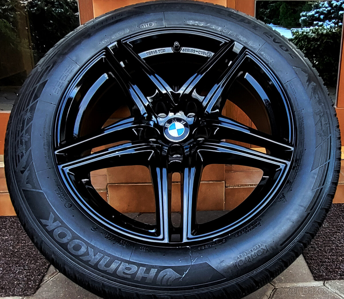 alu R18 5x112, senzory, (zimné pneu 225/60) BMW X3, X4