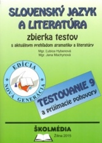 Slovenský jazyk a literatúra zbierka testov