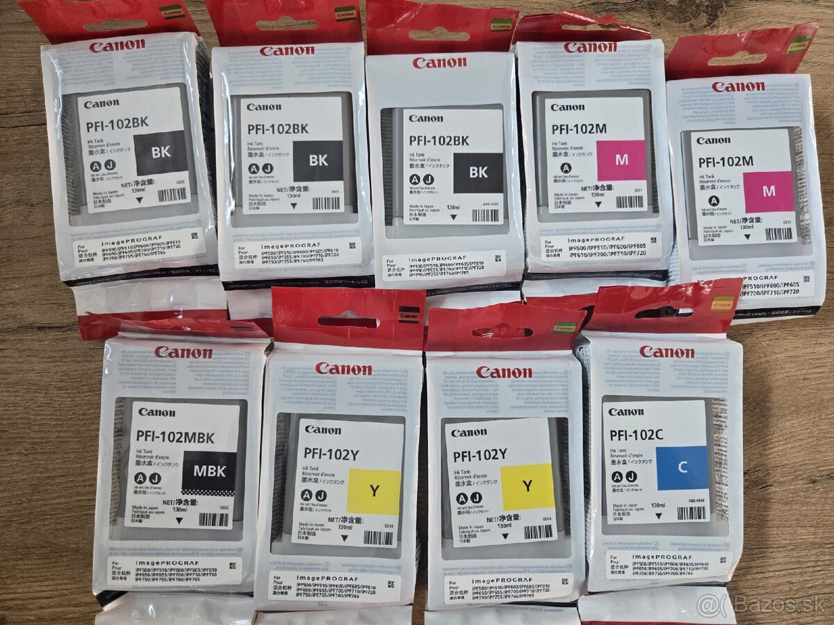 Náplne CANON Pfi-102 130ml