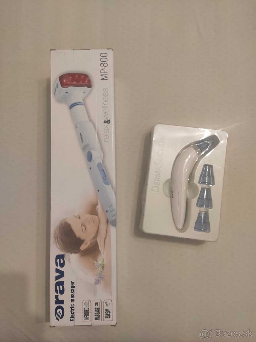 Masážna ručná infralampa Orava a Dermasuction pristroj