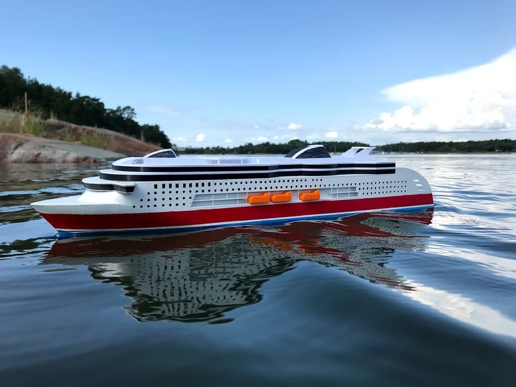 RC model lode 66cm / 15cm / 15cm - 3D tlaceny