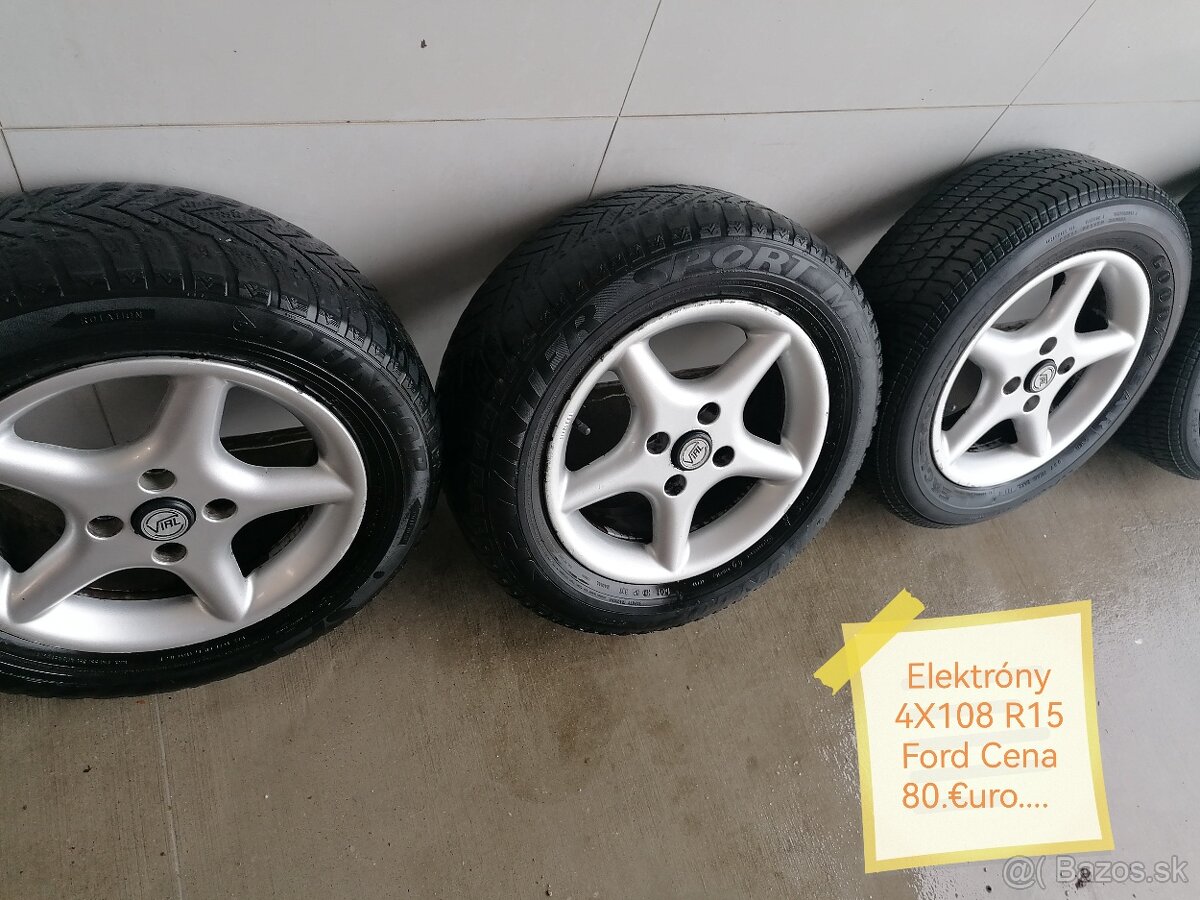 Elektróny 4X108 R15 Orginal Ford Cena 80.€uro