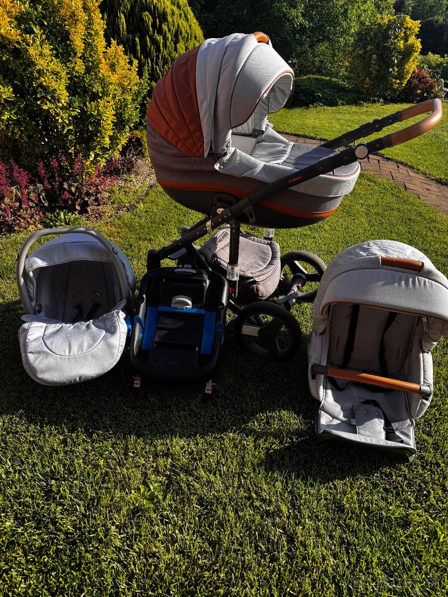 ADAMEX VICCO 3 kombinácia +isofix na vajíčko