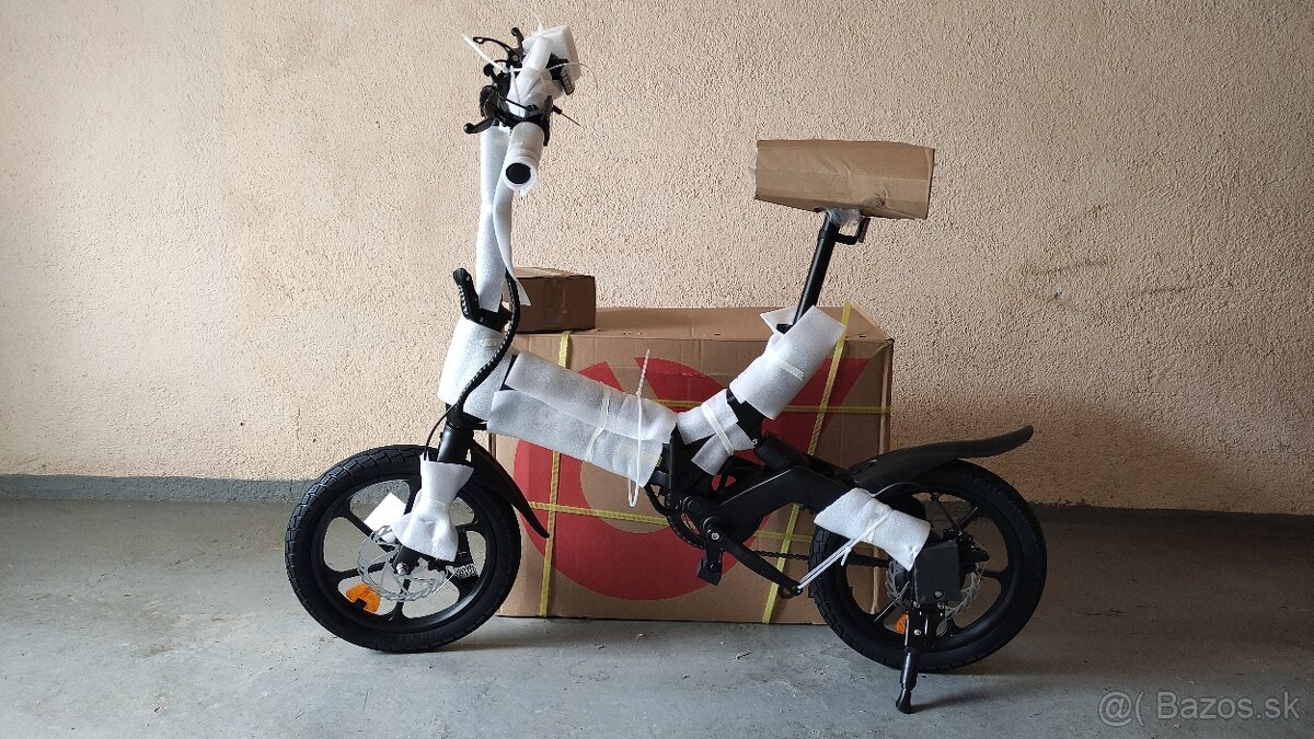 Predám elektrický bicykel DYU A16 – nový, zabalený_