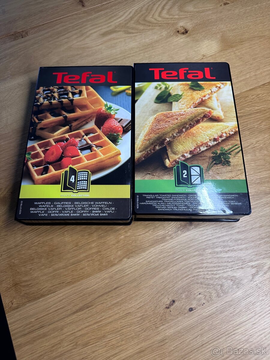Nasady na vyrobu toastov a wafli TEFAL
