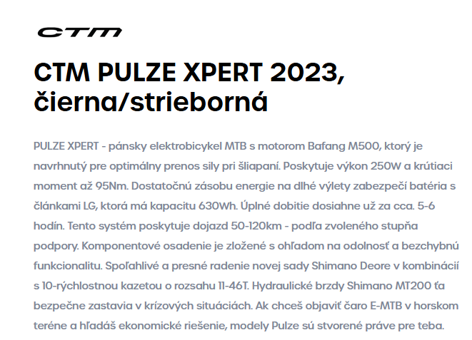 CTM  PULZE XPERT 2023