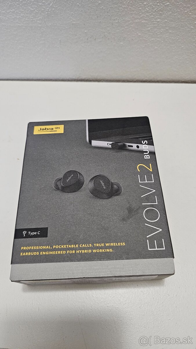 Bezdrôtové slúchadlá Jabra EVOLVE2 BUDS USB-C MS - NOVÉ