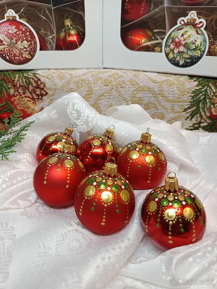 Vianočné ozdoby-vianočné gule