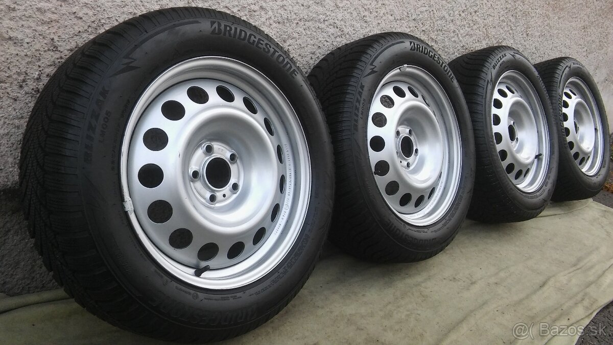 pl 5x108 r17 Toyota Proace zimné 225/55 r17 Bridgestone 8 mm