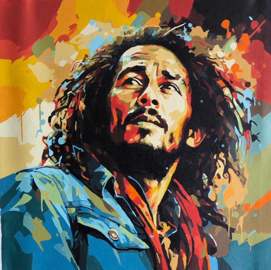 Bob Marley na obraze