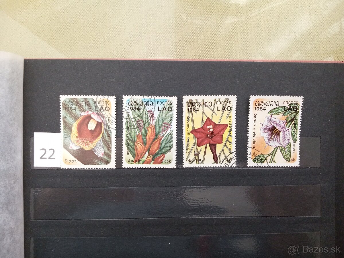 Poštové známky č.488 - ÁZIA - II. - 20 ks sérií