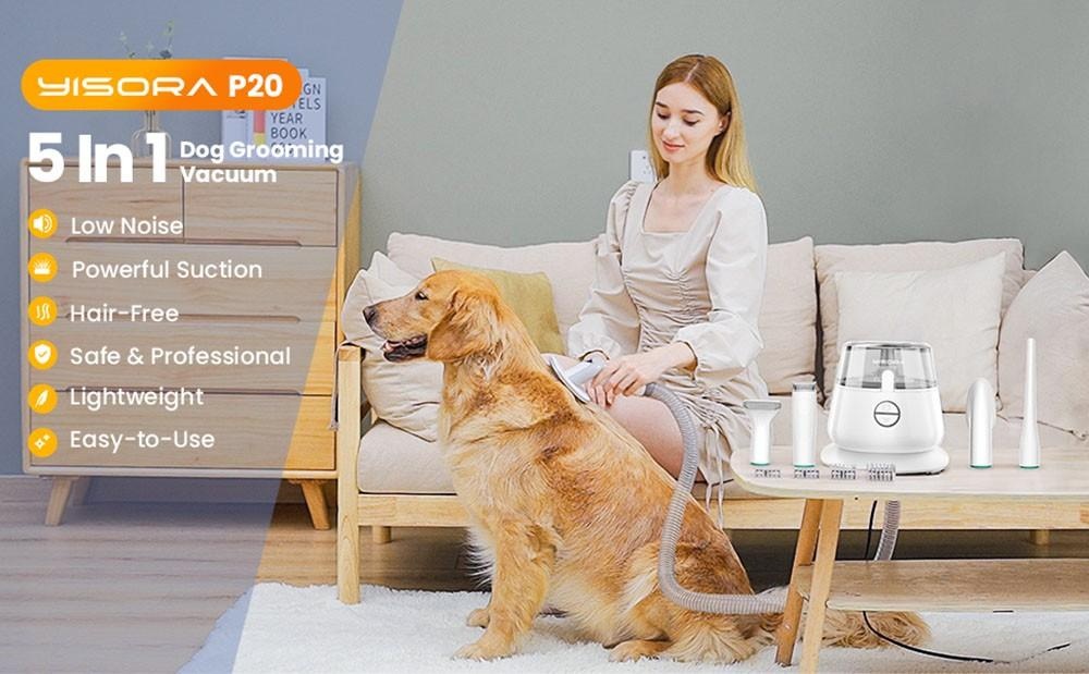 YISORA P20S sada pre starostlivosť o srsť domácich miláčikov