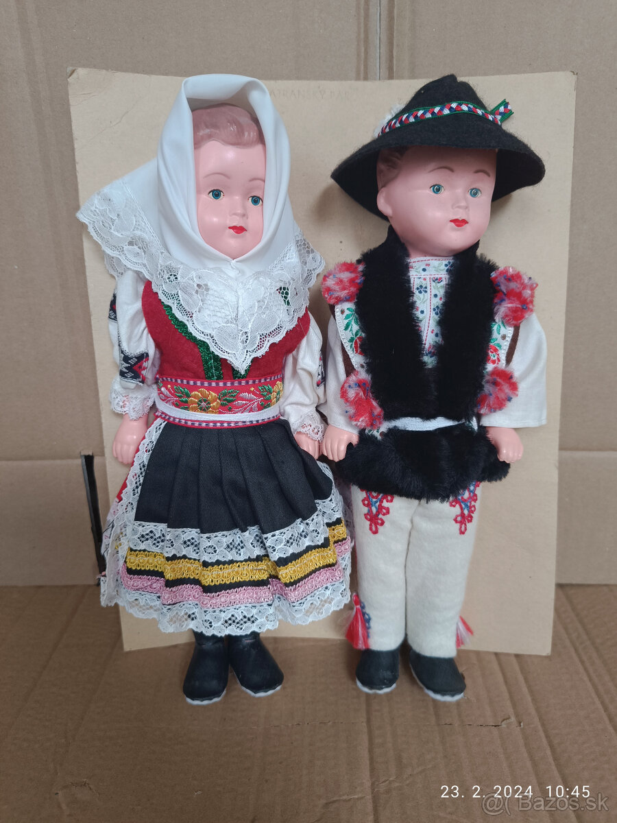 Predám dve krojované bábiky