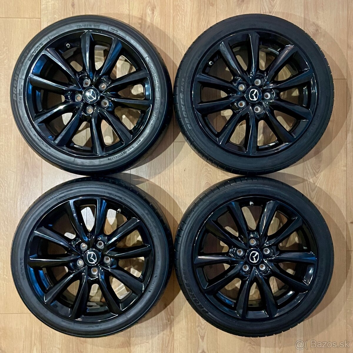Pneu + Disky Mazda 7Jx18”, ET45, 5x114,30