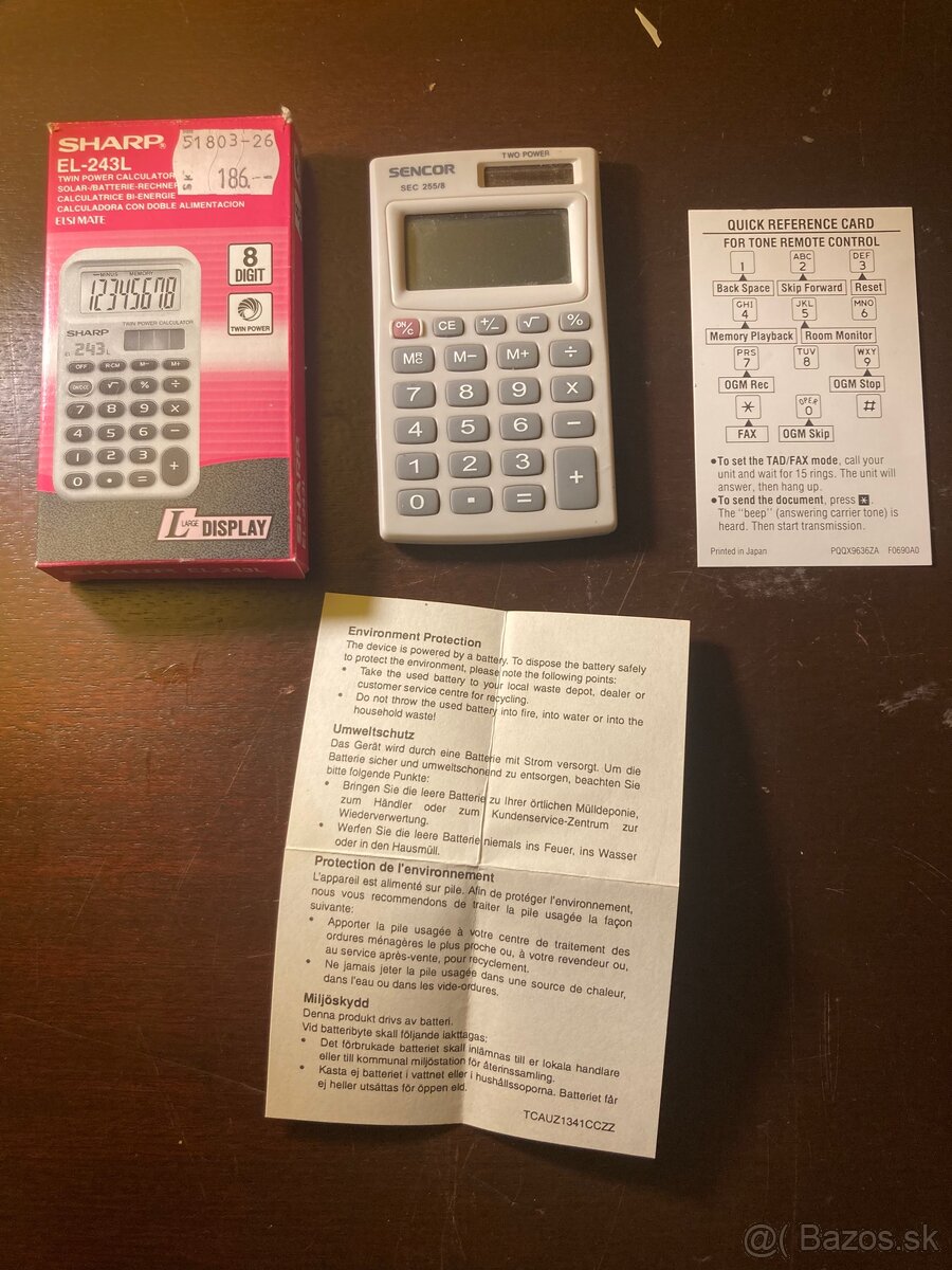 Mini Kaľkulačka Sencor SEC 255/8