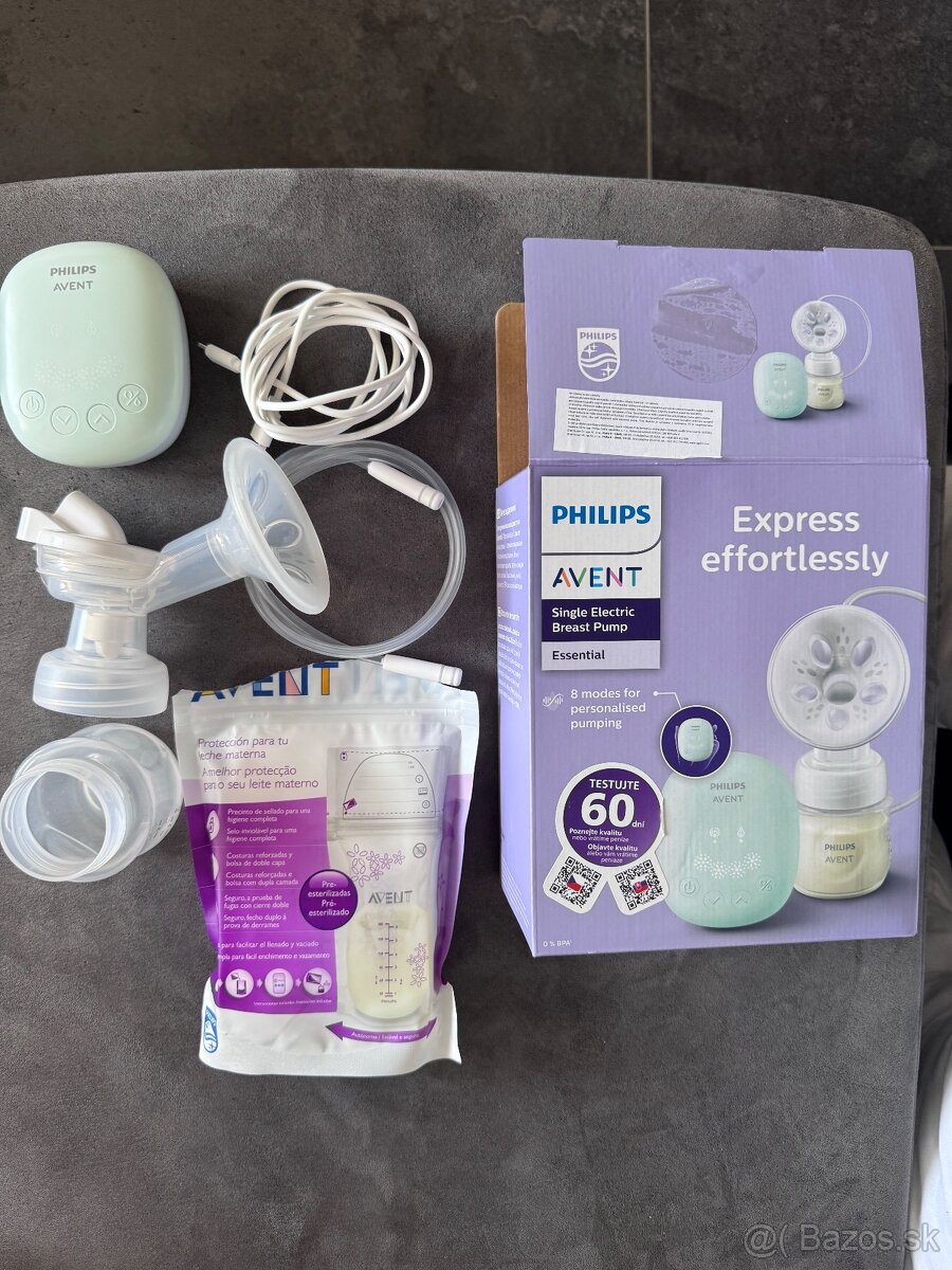 Philips AVENT elektrická odsávačka a Ohrievač