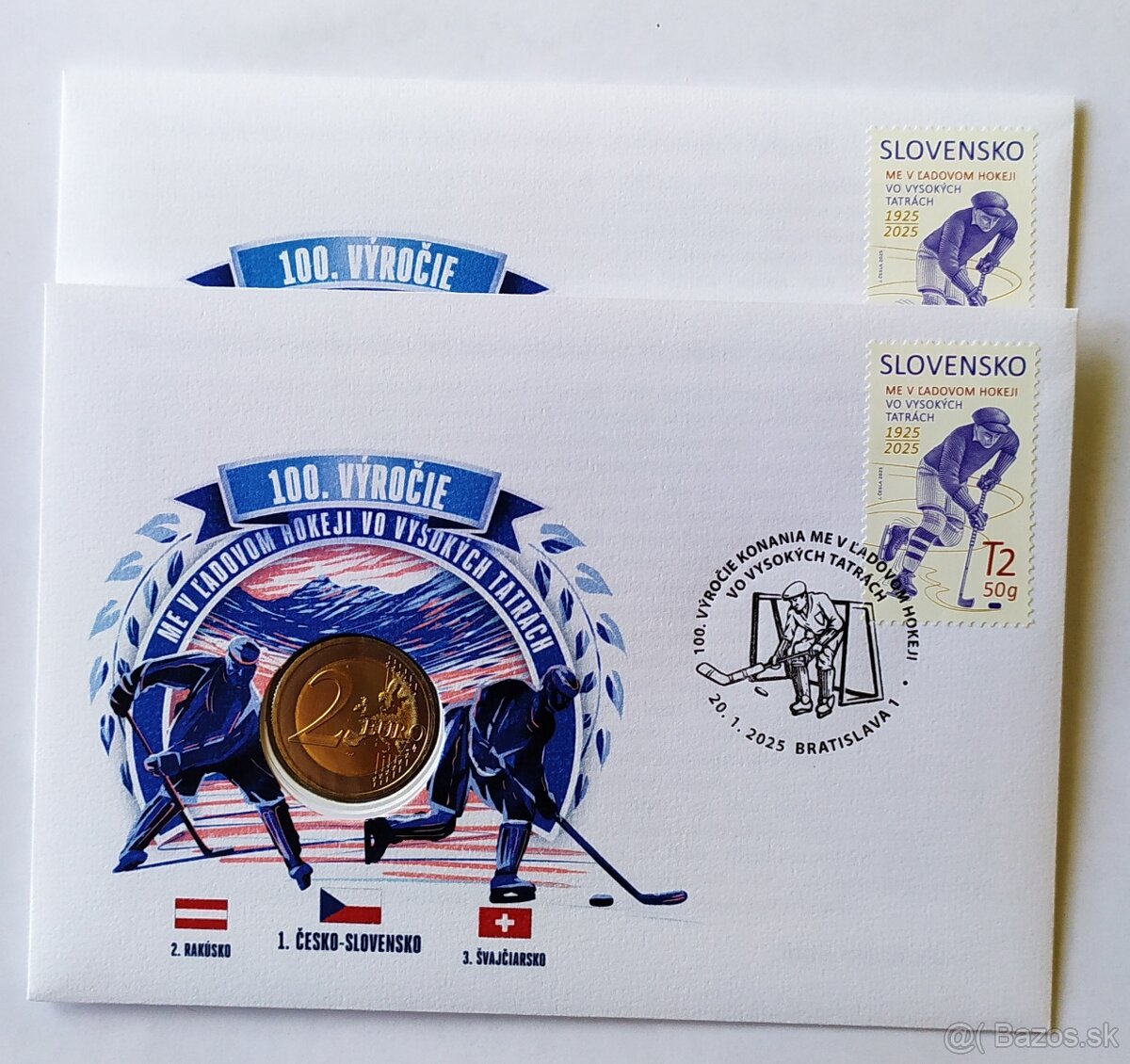 2 € Majstrovstvá Európy v hokeji - 100.výročie