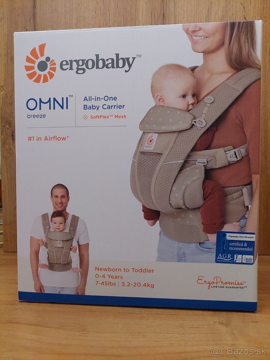 Ergobaby Omni Breeze All in one - nepoužitý