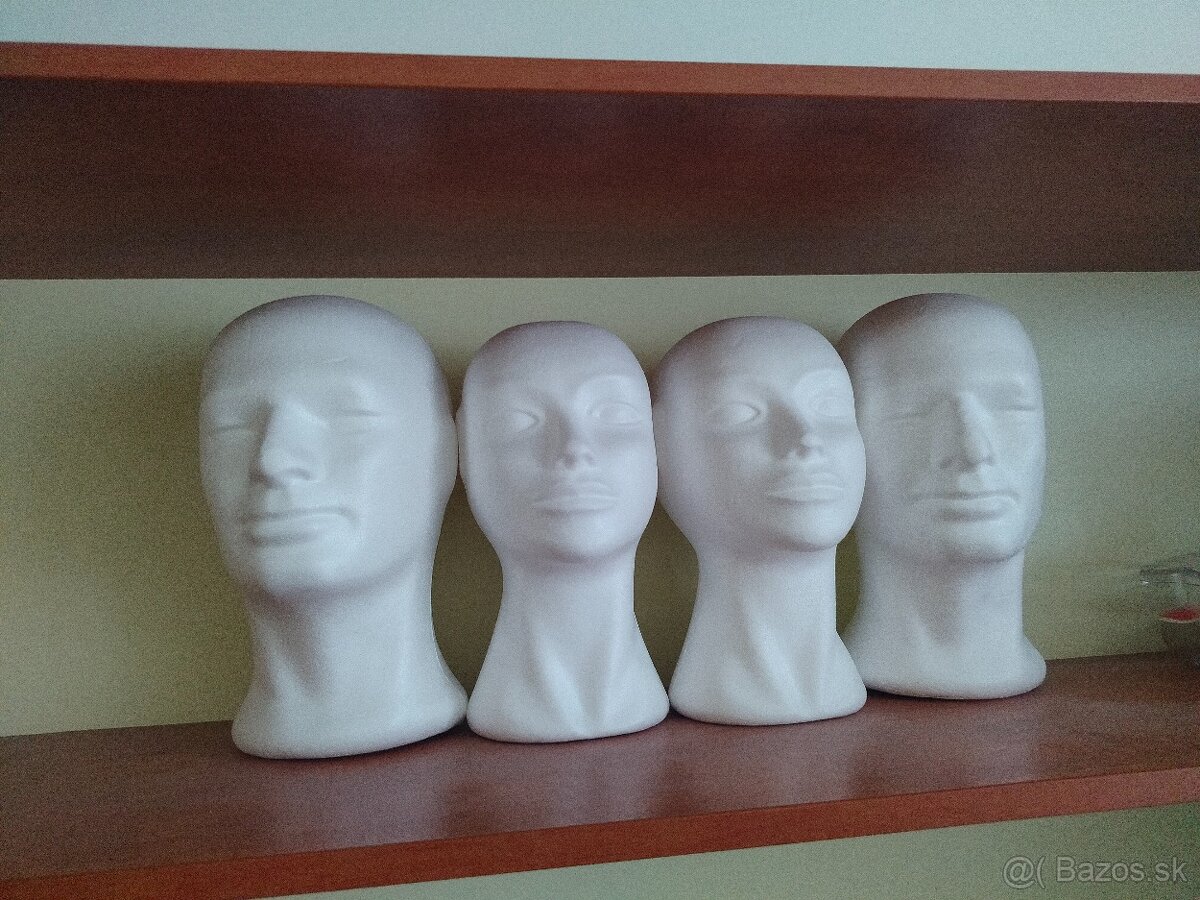 Polystyrénový model hlavy