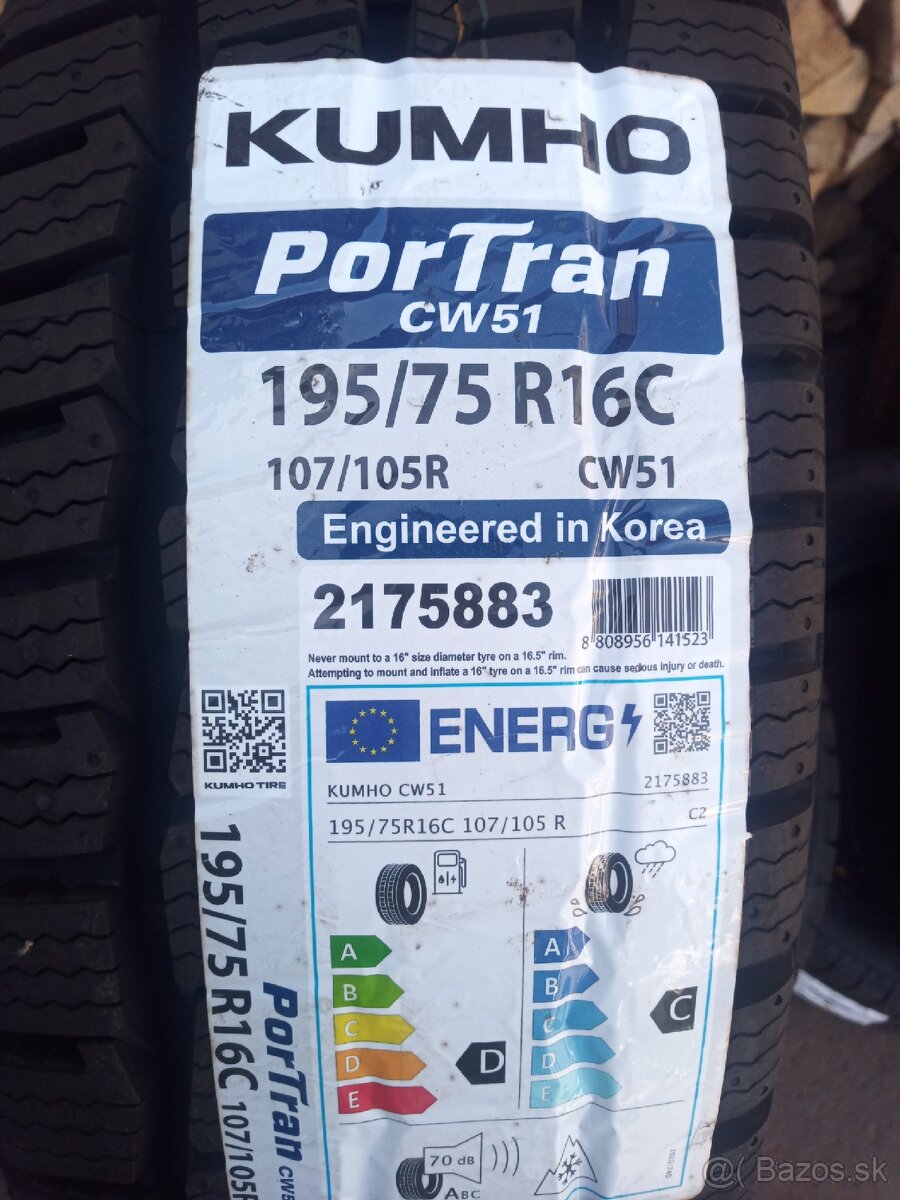 195/75 R16 C KUMHO