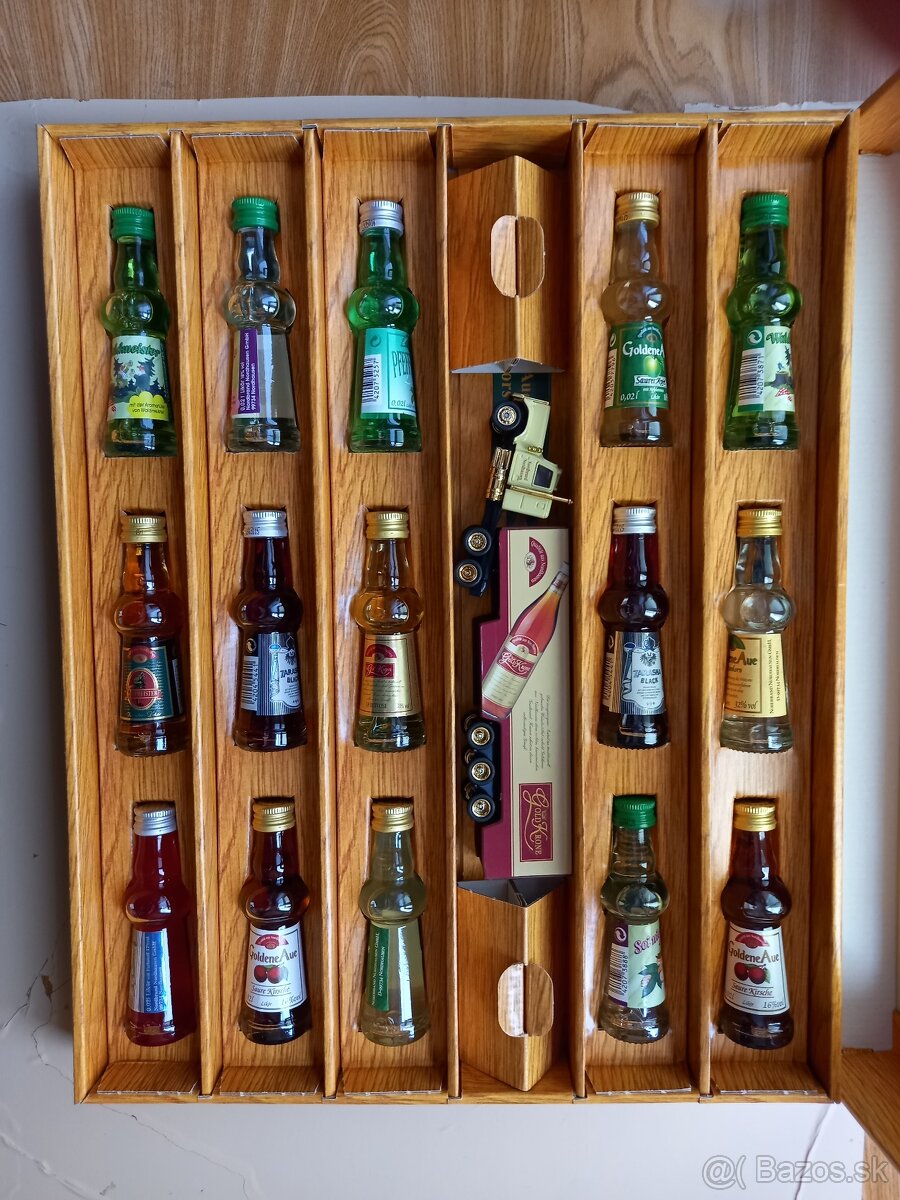 Fľaštičky s alkoholom.