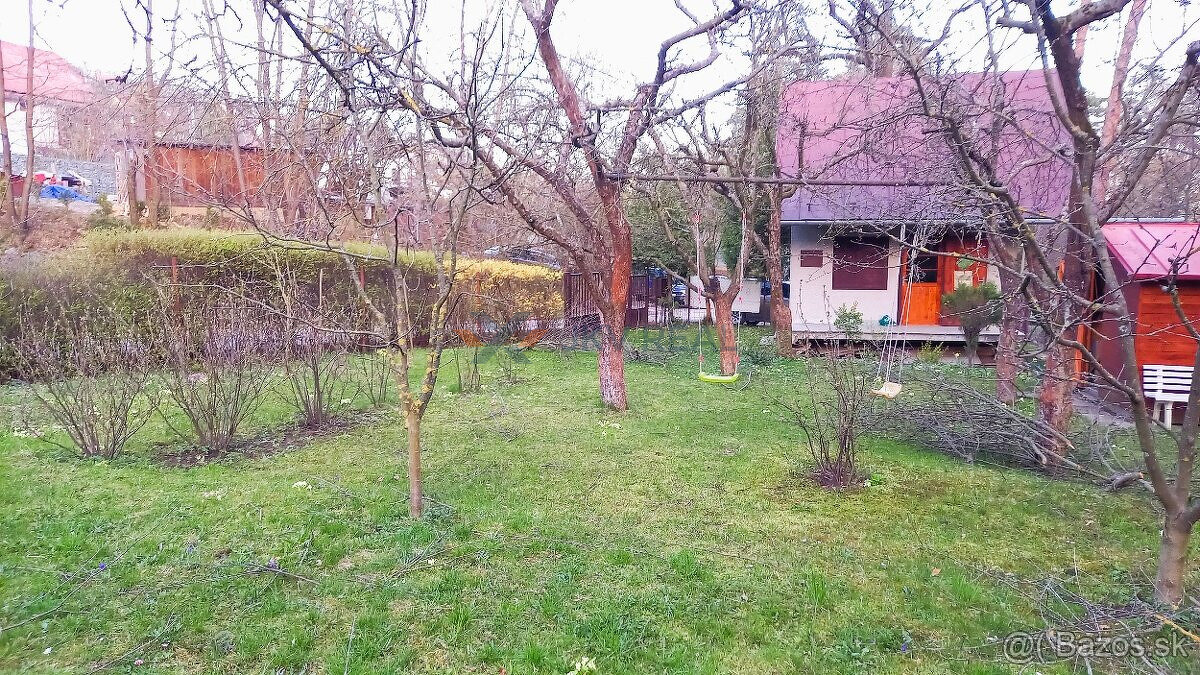 Záhradná murovaná chata, 500m2 pozemok, Čermelské prielohy