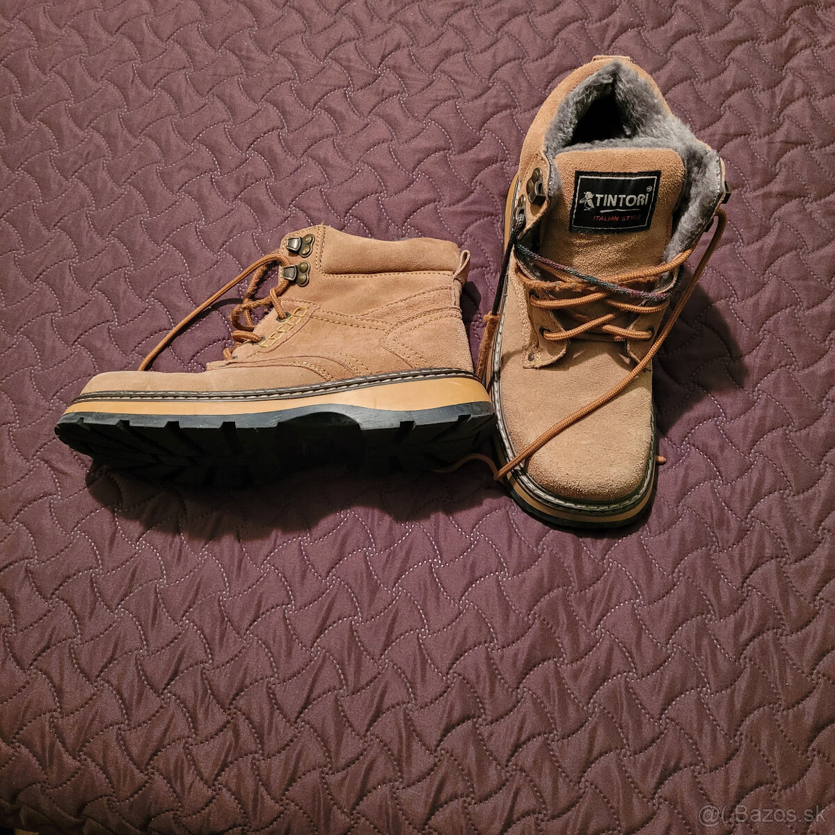 Predám teplé zimné pánske topánky