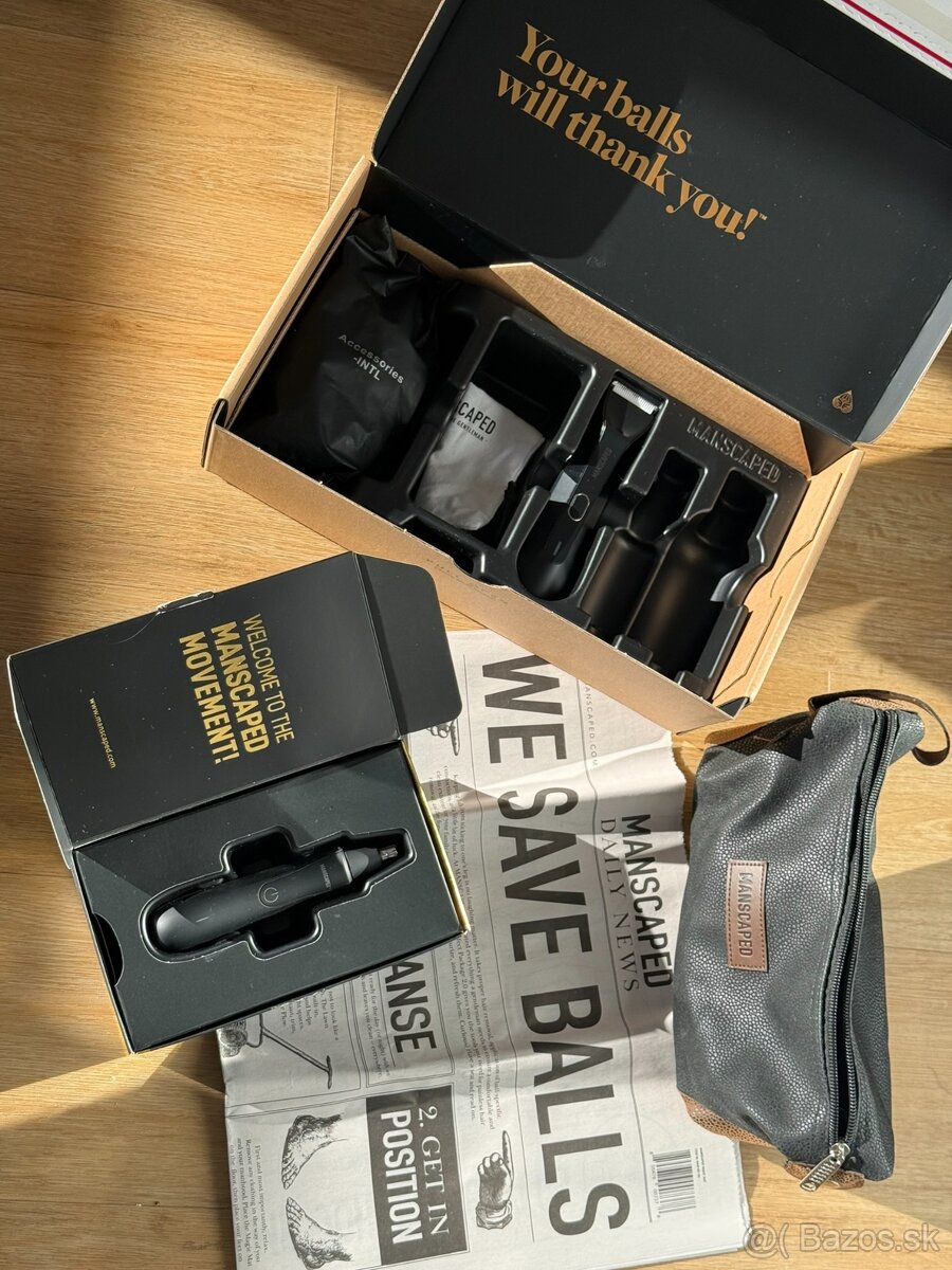 Zastrihavac Manscaped 3.0 na telo a nos