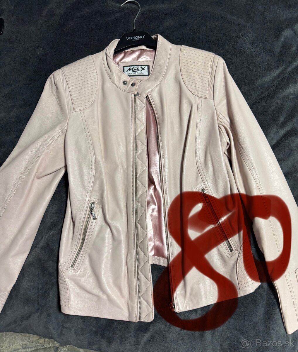 Dámske práve kožené bundy