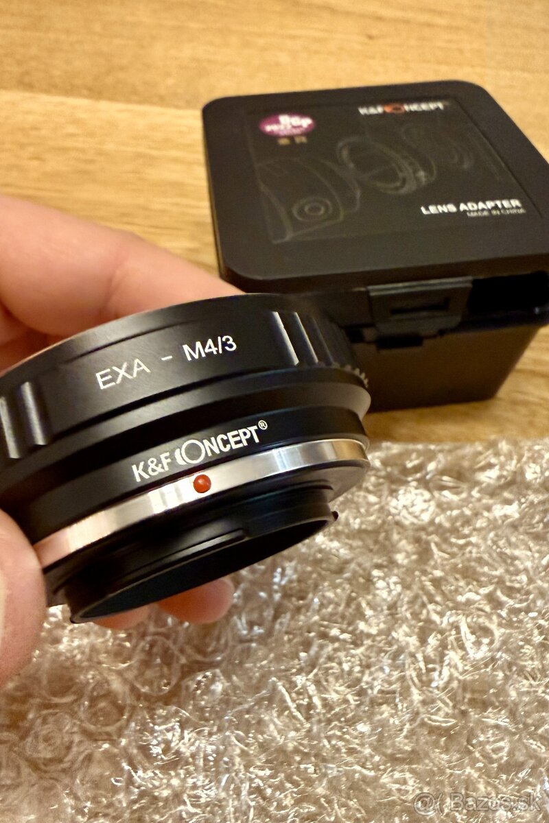 Adaptér K&F Concept z objektivu EXAKTA na OLYMPUS micro