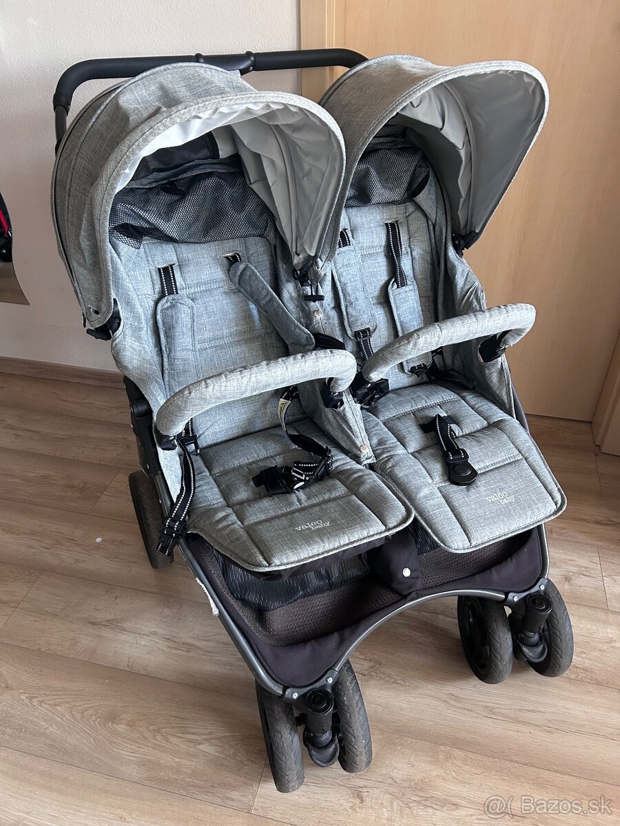 Dvojkočík Valco Snap Duo Tailor Made Grey Marle