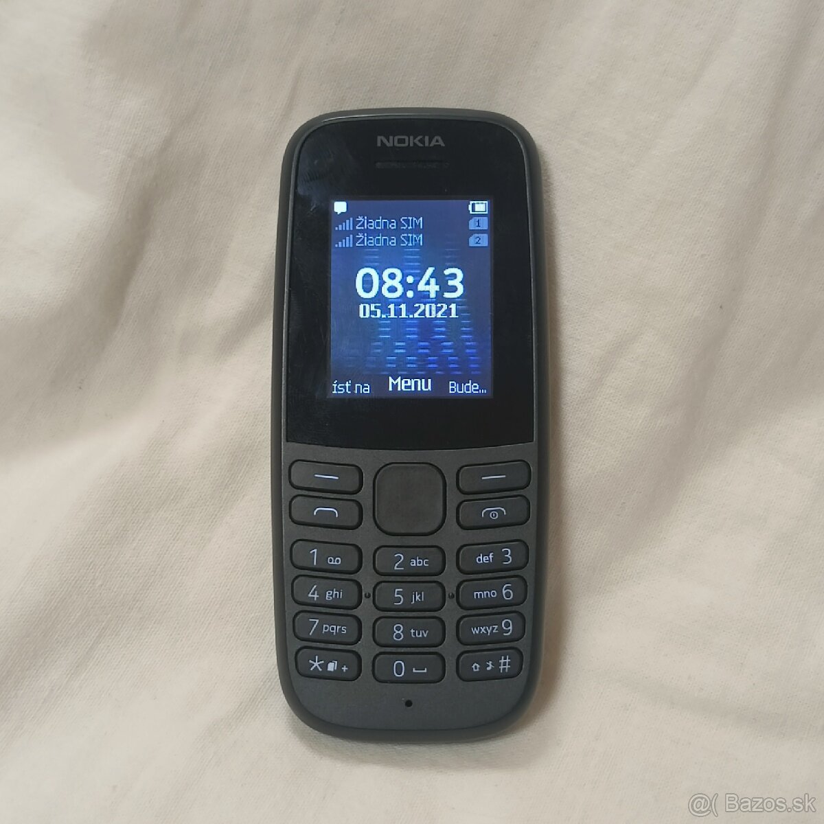 Mobilný telefón Nokia 105 (2019),
čierny, Dual SIM