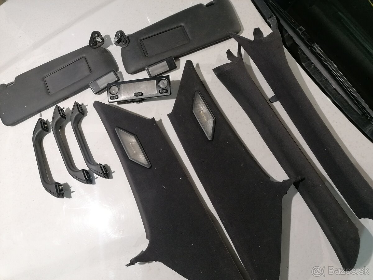 Bmw e36 coupe čierne príslušenstvo stropnice