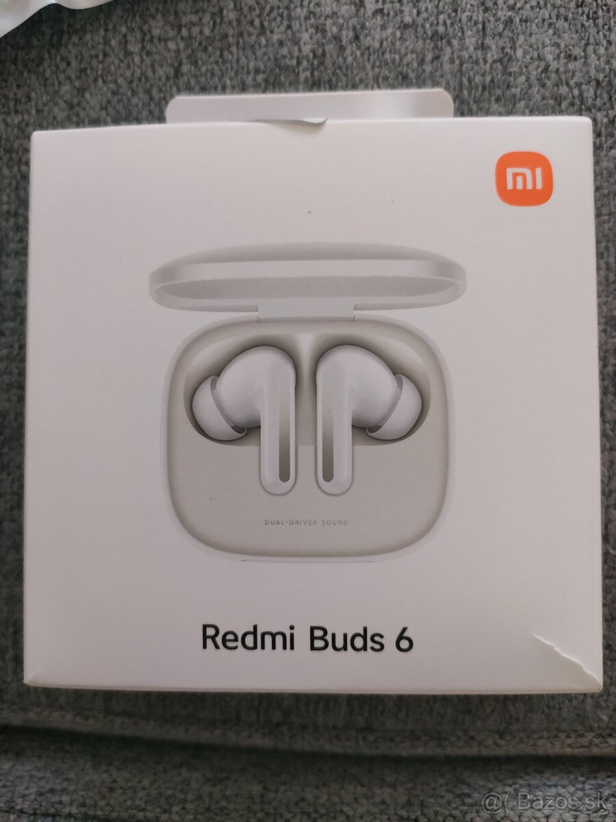Slúchadlá Redmi Buds 6 Dual-driver sound biele