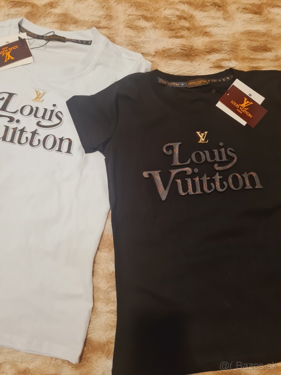 Louis vuitton tričko tmavé S