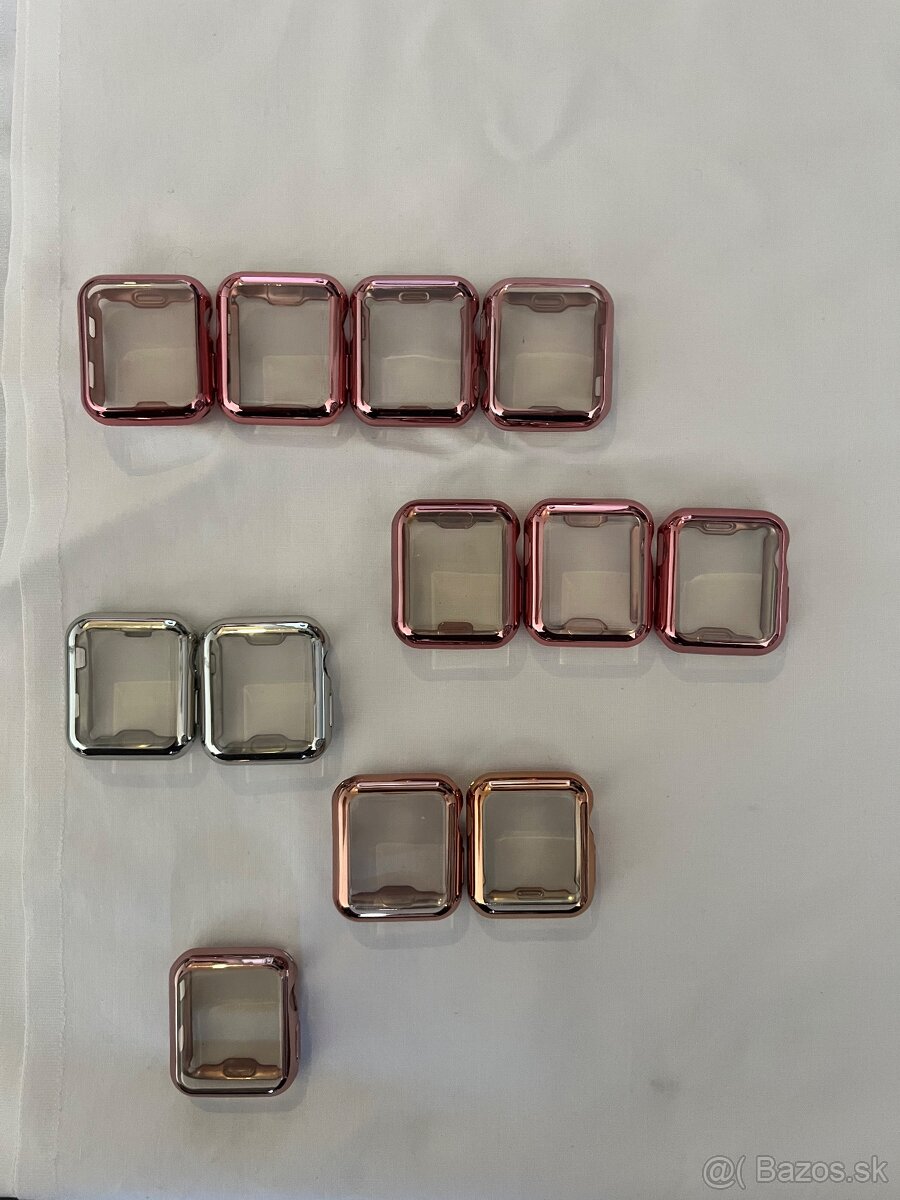 Apple Watch ochranné silikónové púzdro 38 mm 12 ks