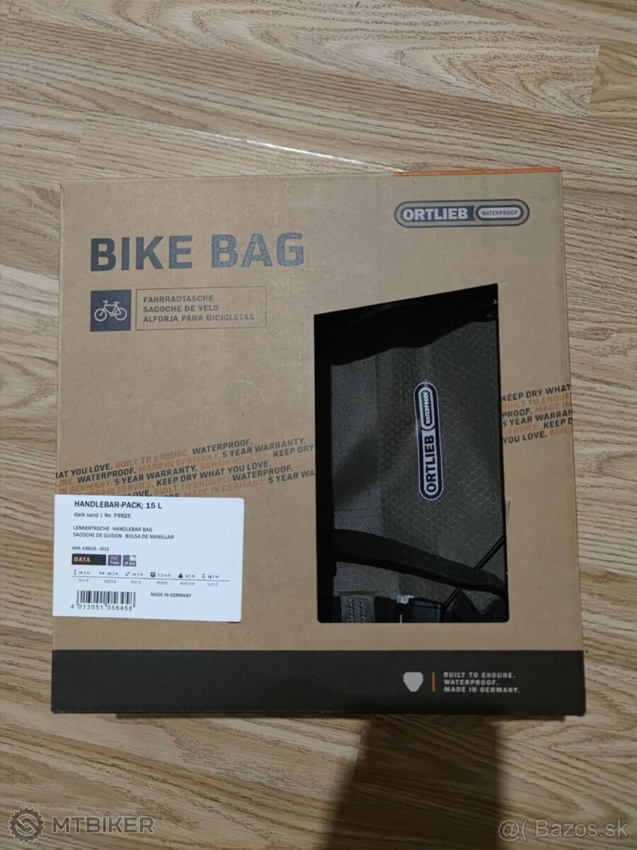 Ortlieb taška na riadidlá