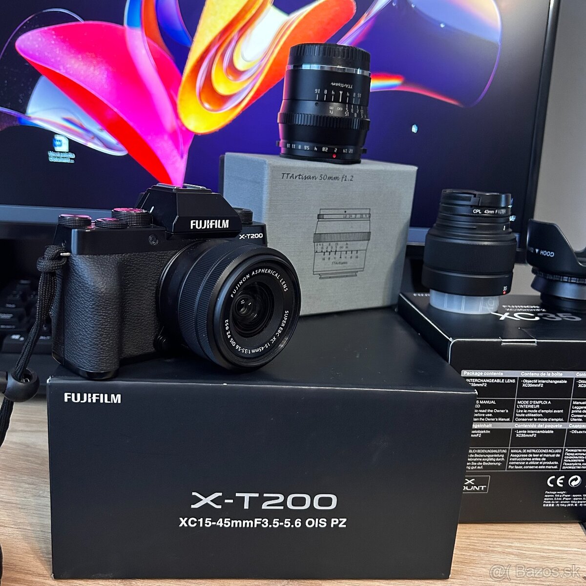 FUJIFILM X-T200 + príslušenstvo