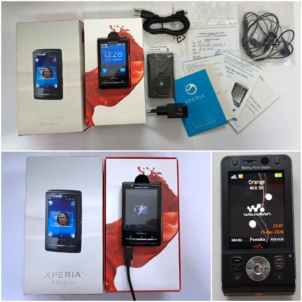 Sony Ericsson XPERIA X10Mini Ako Nový komplet W910i