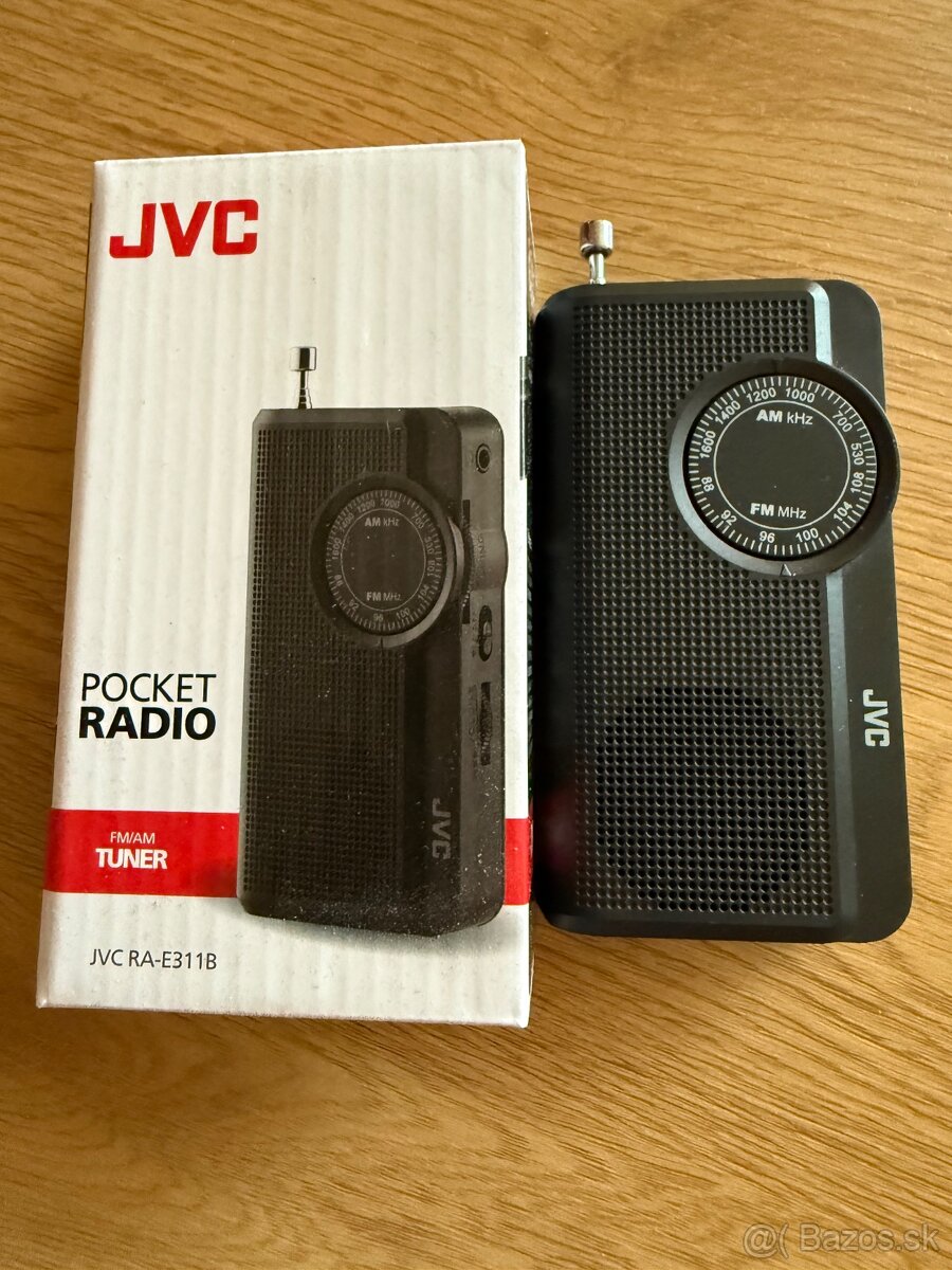 Predám nové prenosne radio JVC RA-E311B