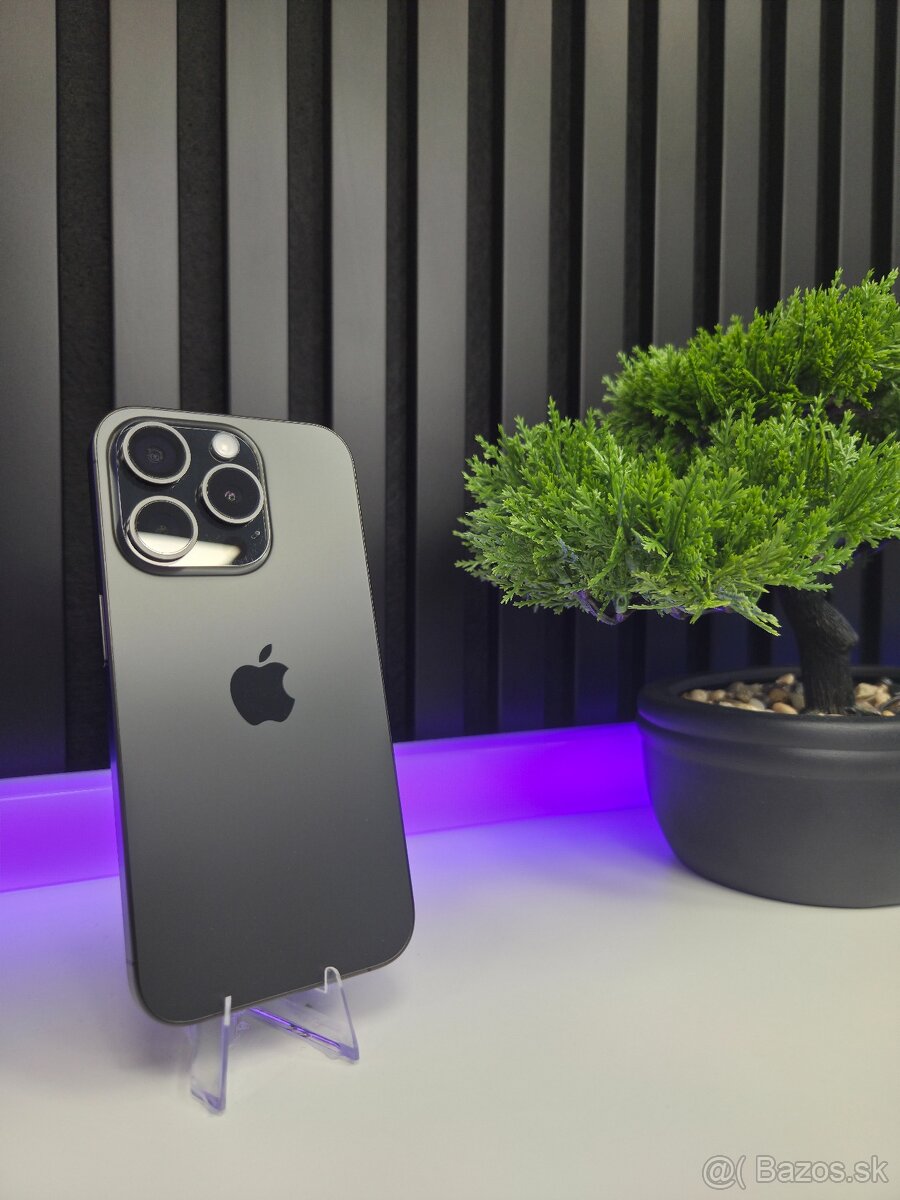 🌟 iPhone 15 Pro 128 GB Black Titanium | Záruka 1 Rok