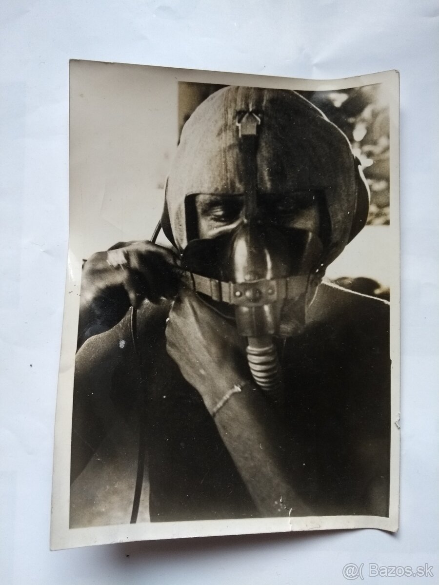 Pressefoto pilota nemeckéj armády Luftwaffe