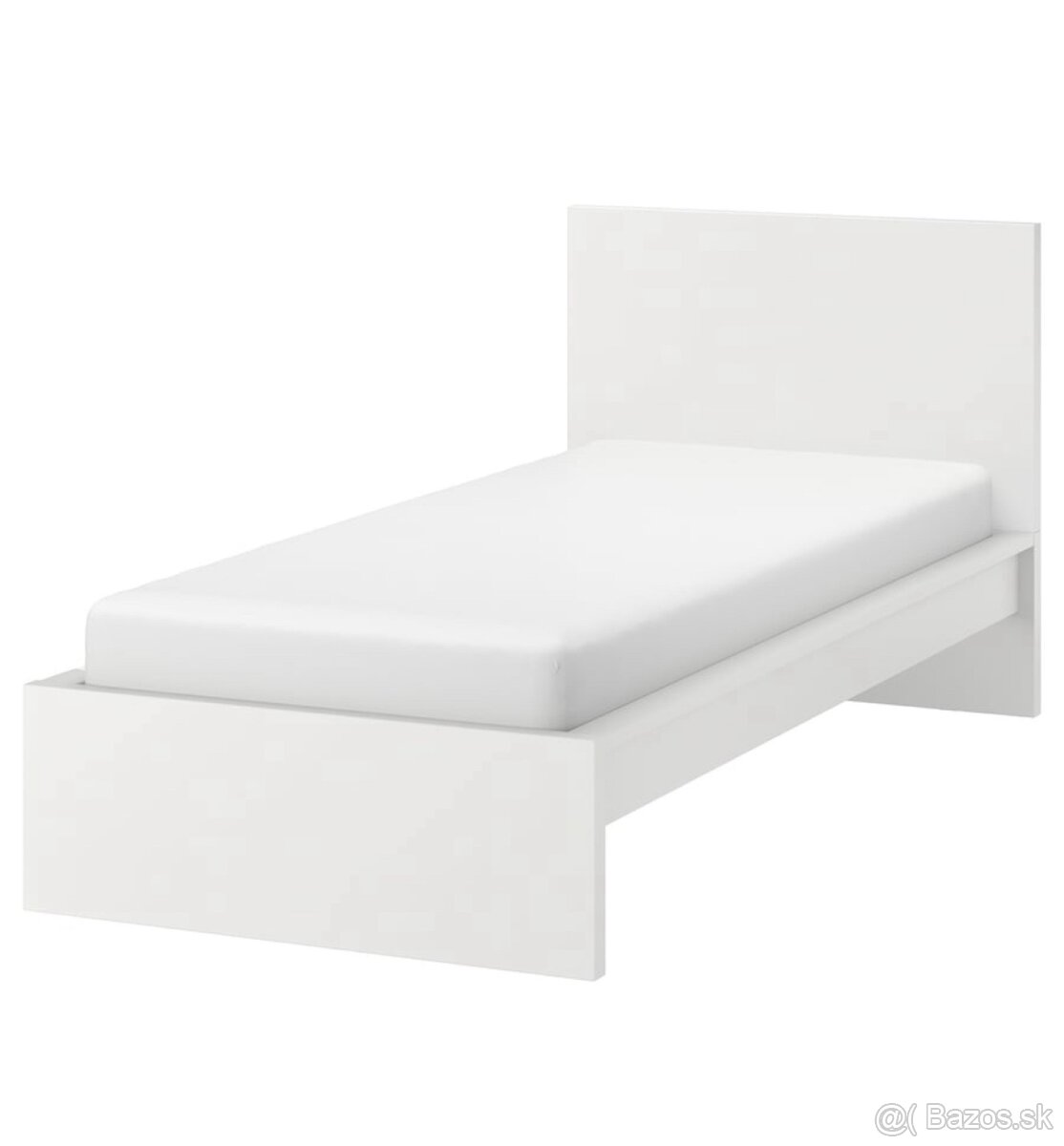 IKEA MALM POSTEL BIELA + ORIGINAL ROŠT
