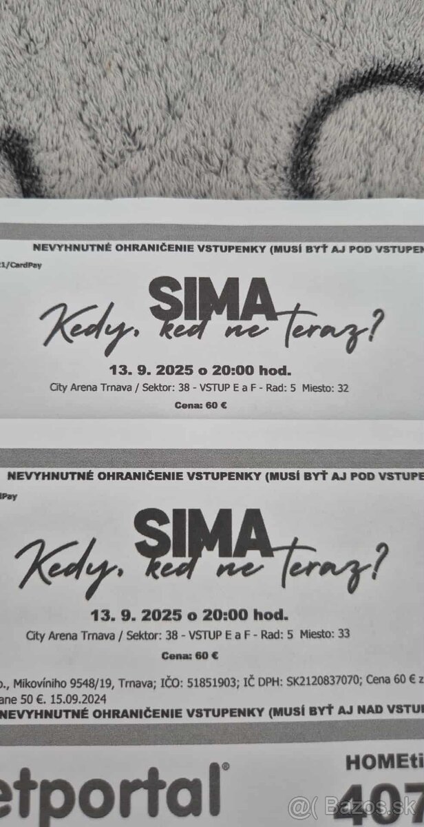 SIMA - lístky na najväčší koncert v Trnave