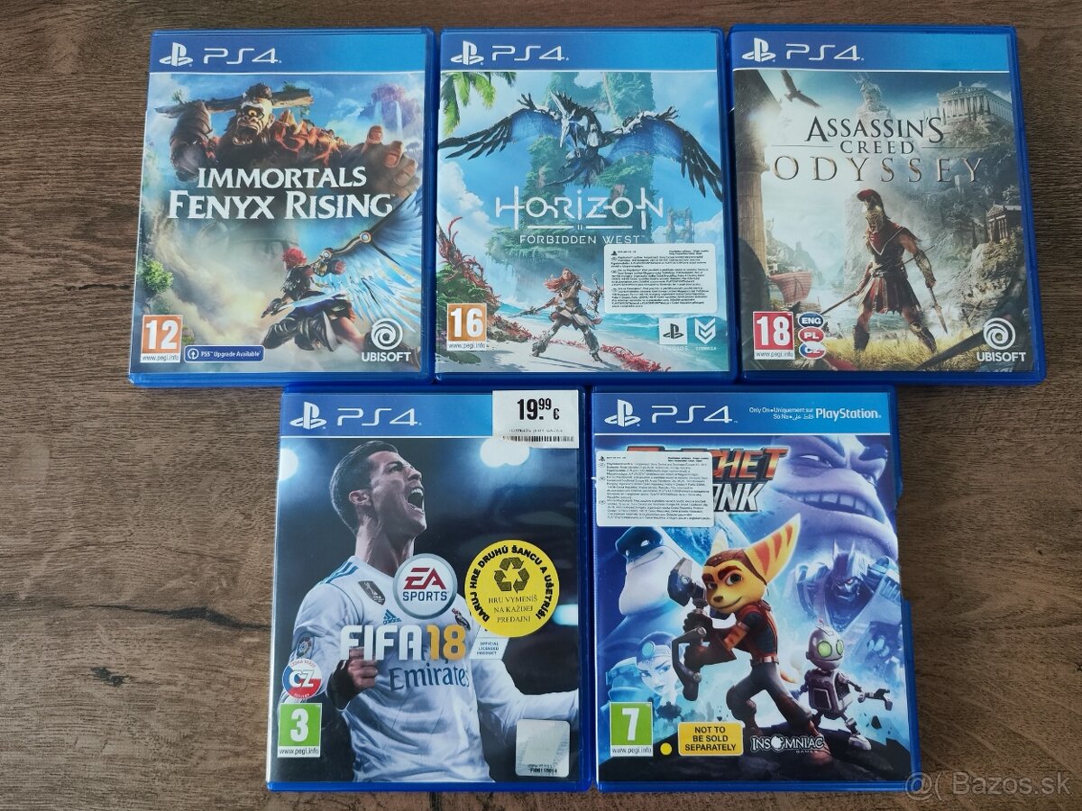 Predam hry na PS4.