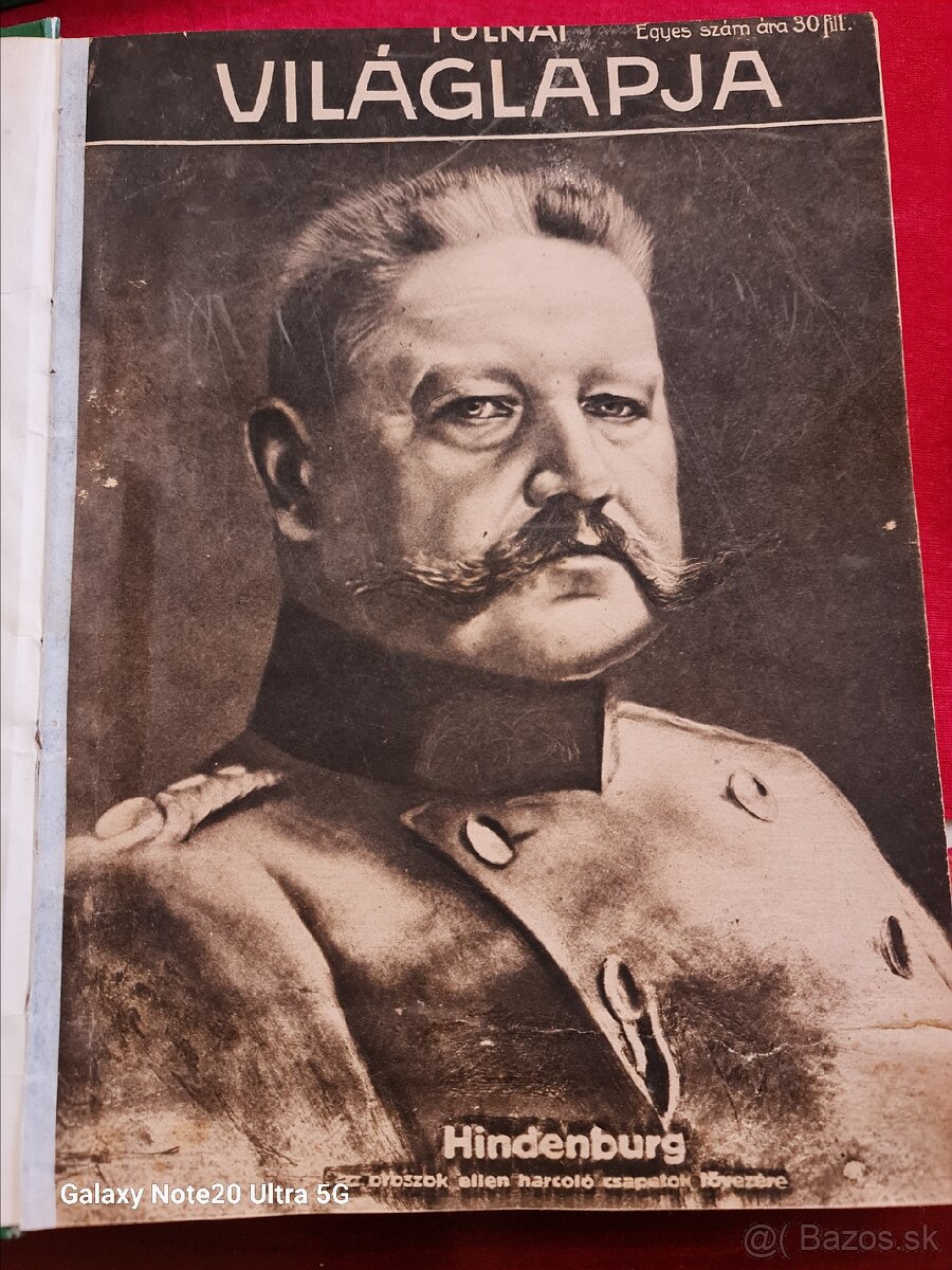 1 svetová vojna, viazane Tolnai Világlapja rok 1916
