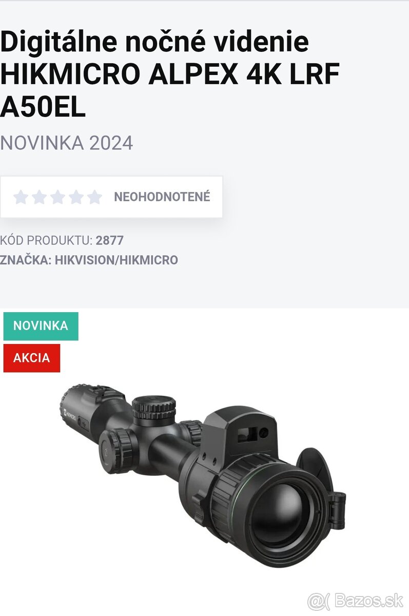 Hikmicro Alpex 4k lrf